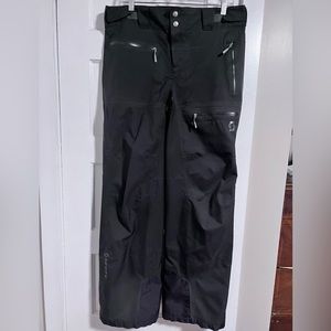 Scott Gore tex woman’s Large High waist Tapered seams, zippers, Black
